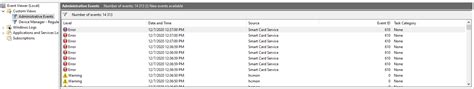 event viewer smart card service event id 610|Smart Card Events errors – Regula Forensics Help Center.